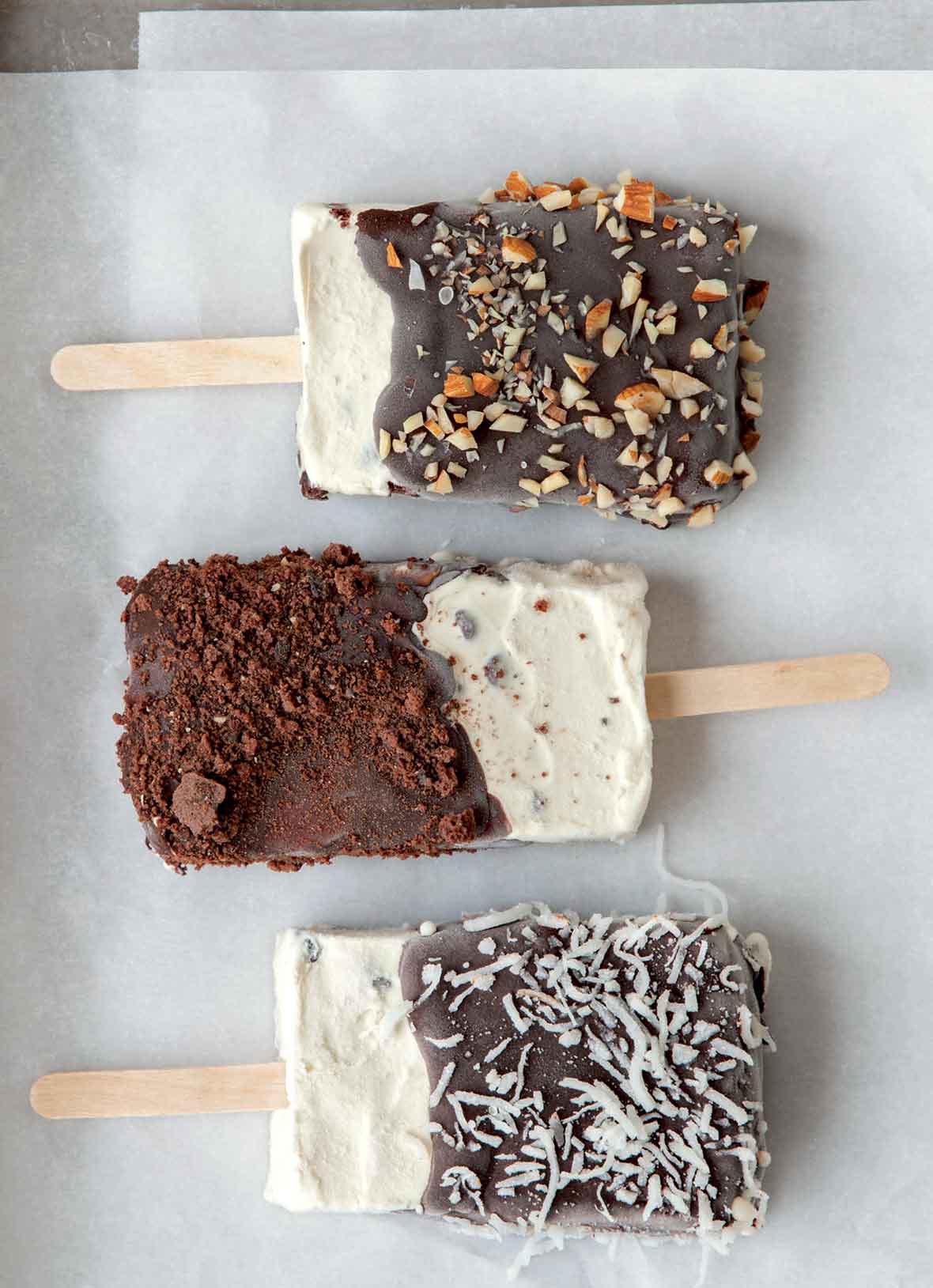 Homemade Ice Cream Bars Recipe | Leite's Culinaria