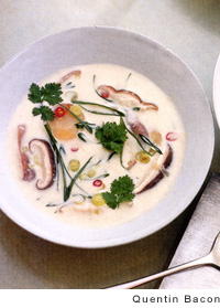 Thai Chicken Soup With Coconut Milk And Lemongrass