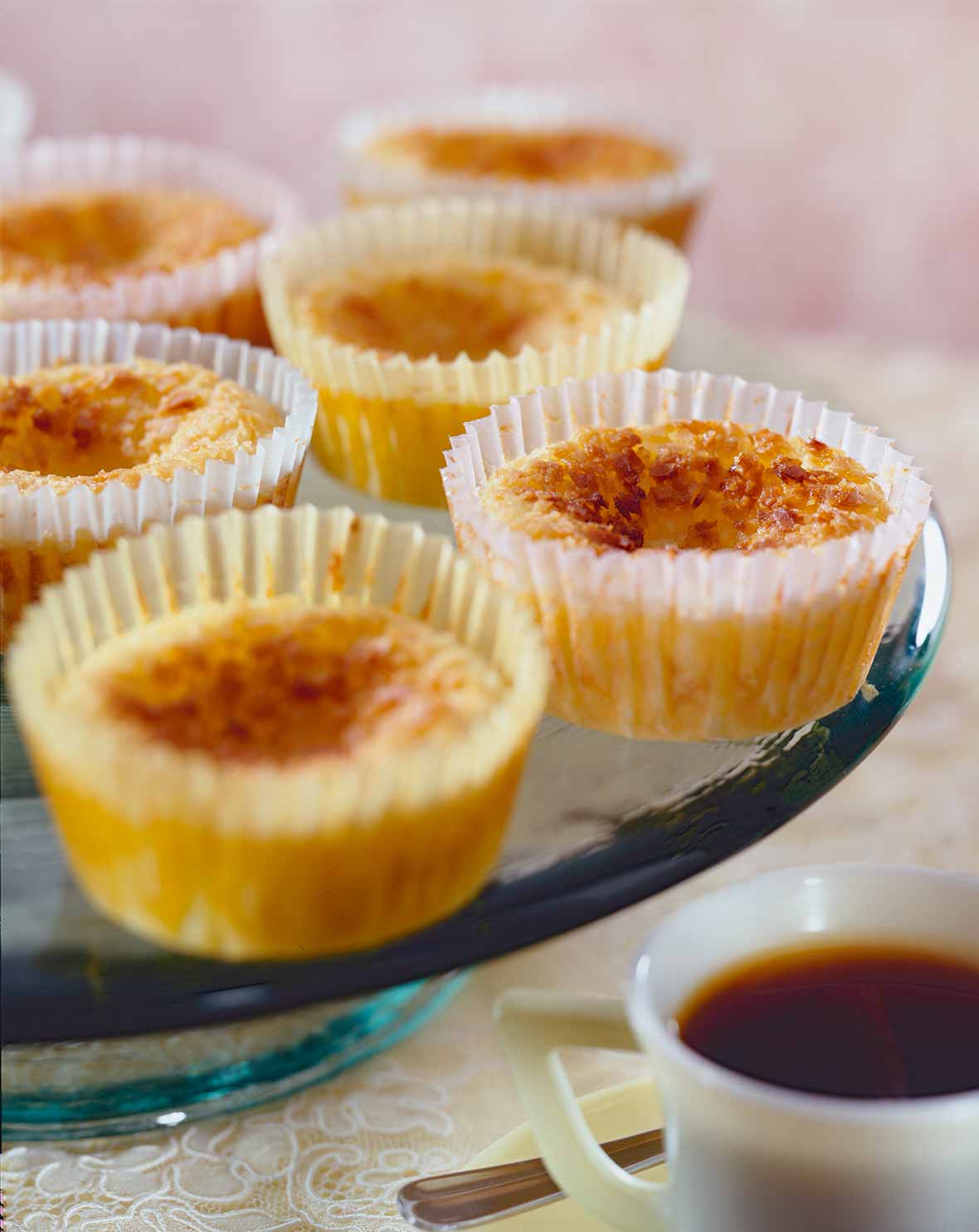 Portuguese Coconut Custard Tarts