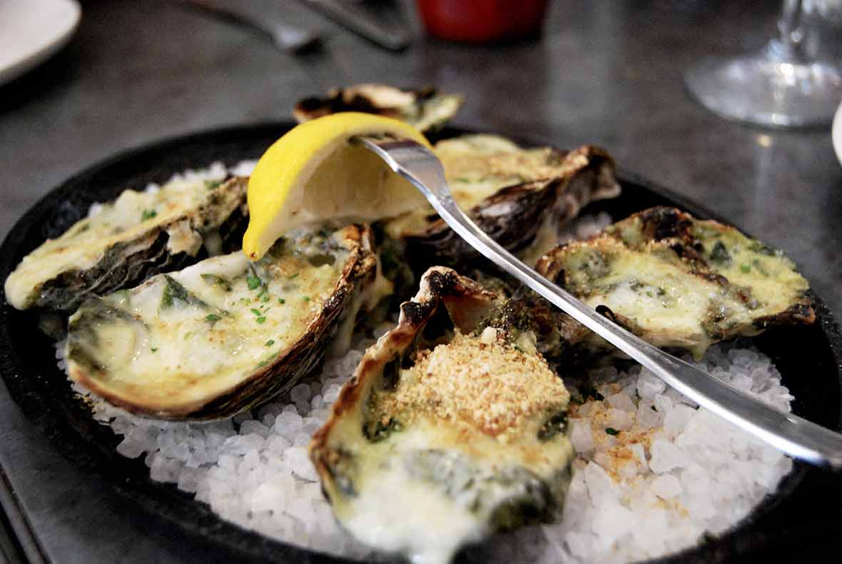 Oysters Rockefeller