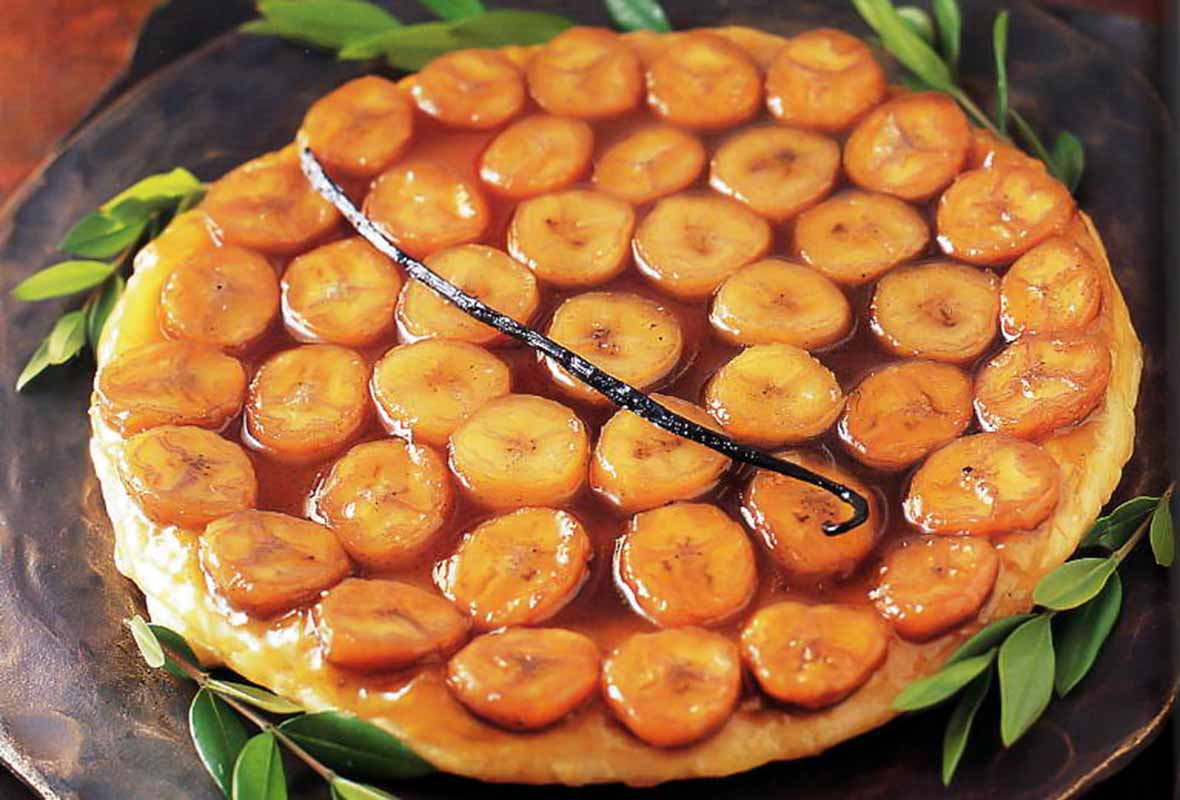 Banana-Maple Tarte Tatin