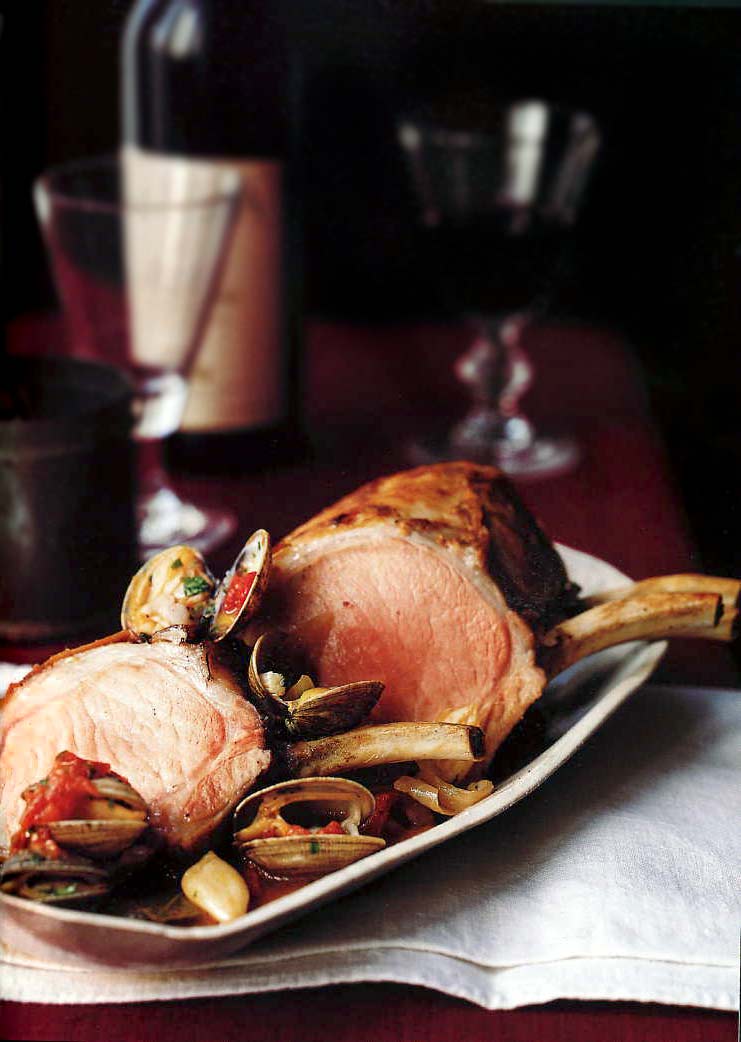 Portuguese-Style Pork Roast with Clams