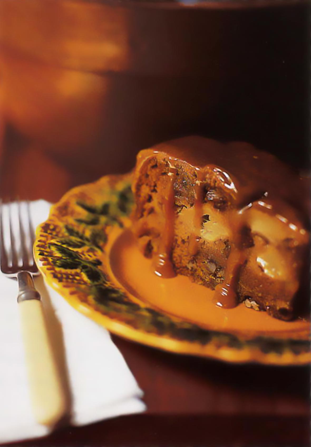 Apple Cake with Caramel Glaze