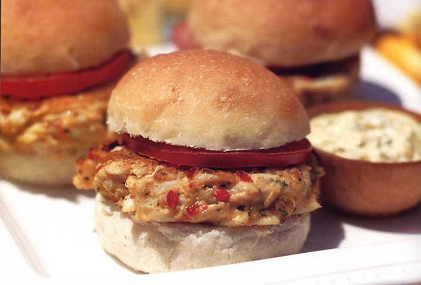 chesapeake crab cake burgers