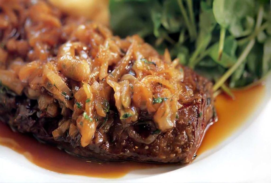 Rib Eye Steaks with Caramelized Shallots Recipe Leite's Culinaria