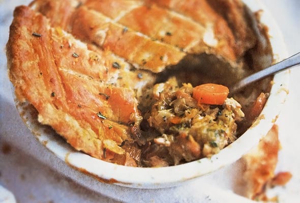 the best chicken and leek pot pie