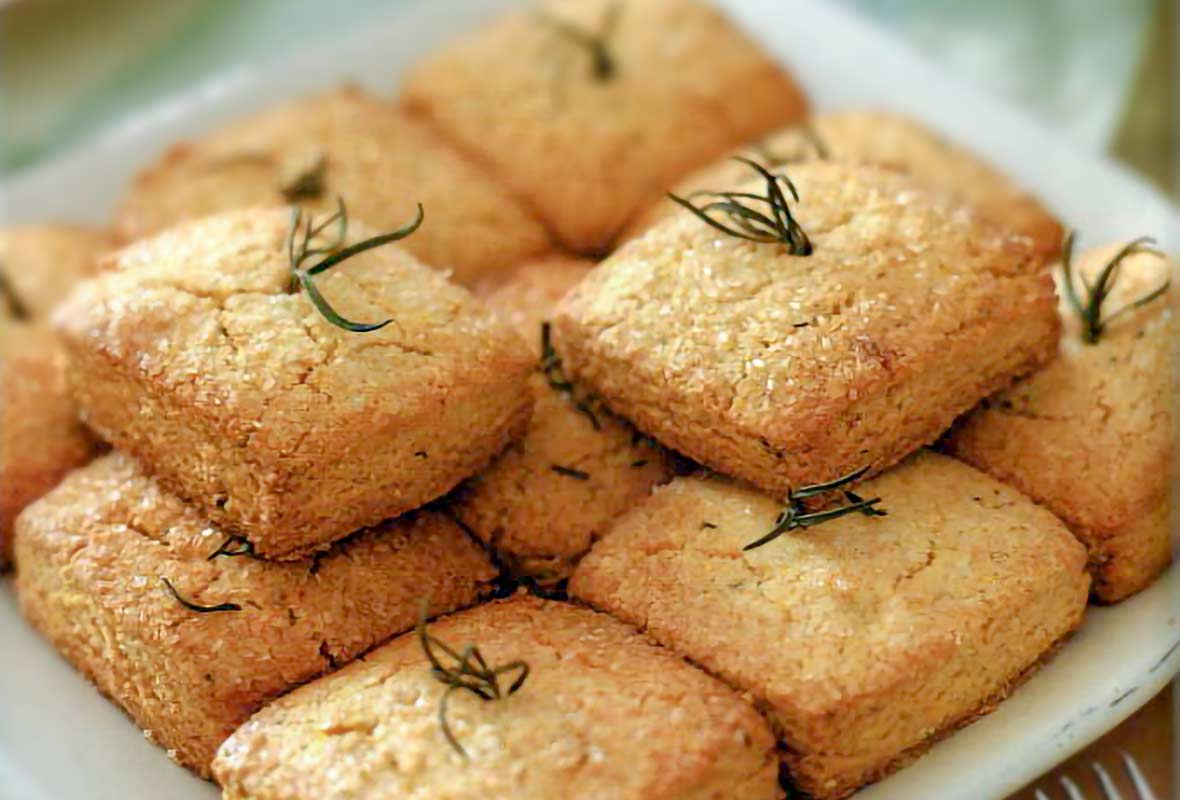 Rosemary Corn Scones Recipe Leite's Culinaria
