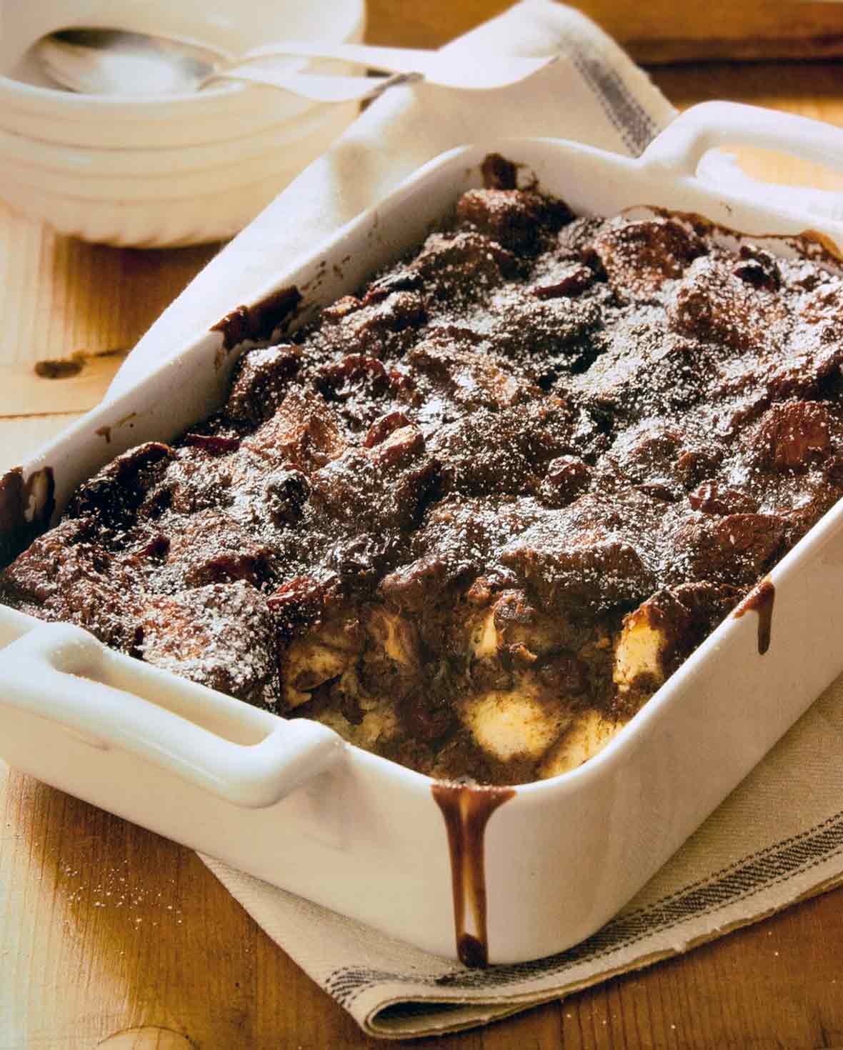 Chocolate Bread Pudding With Cocoa Powder