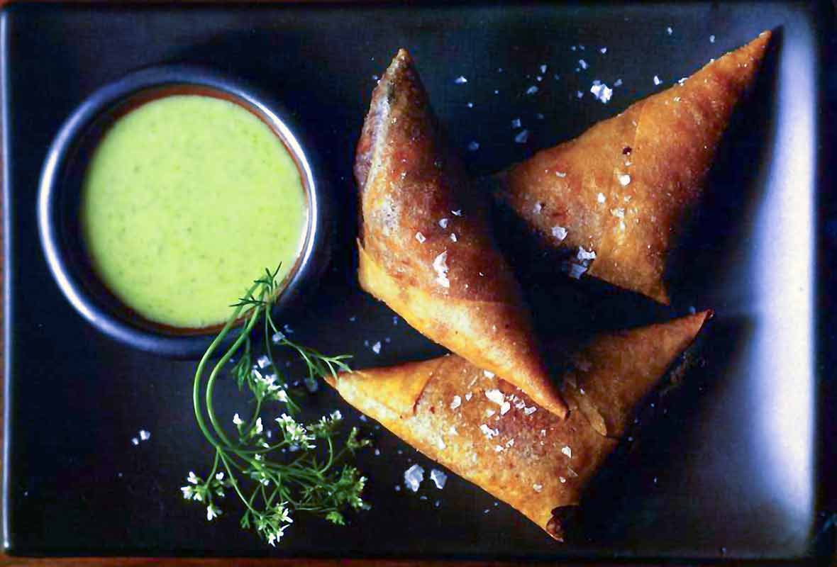 Chicken Samosas with CilantroYogurt Dip Recipe Leite's Culinaria