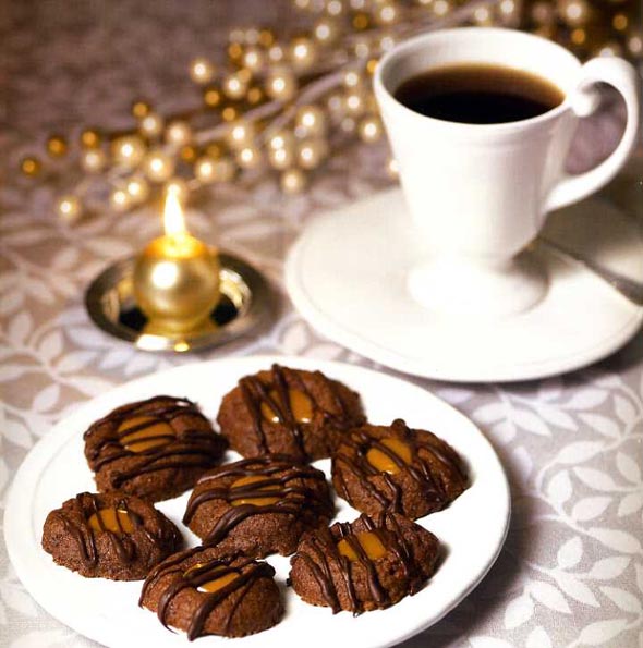 Chocolate Caramel Thumbprint