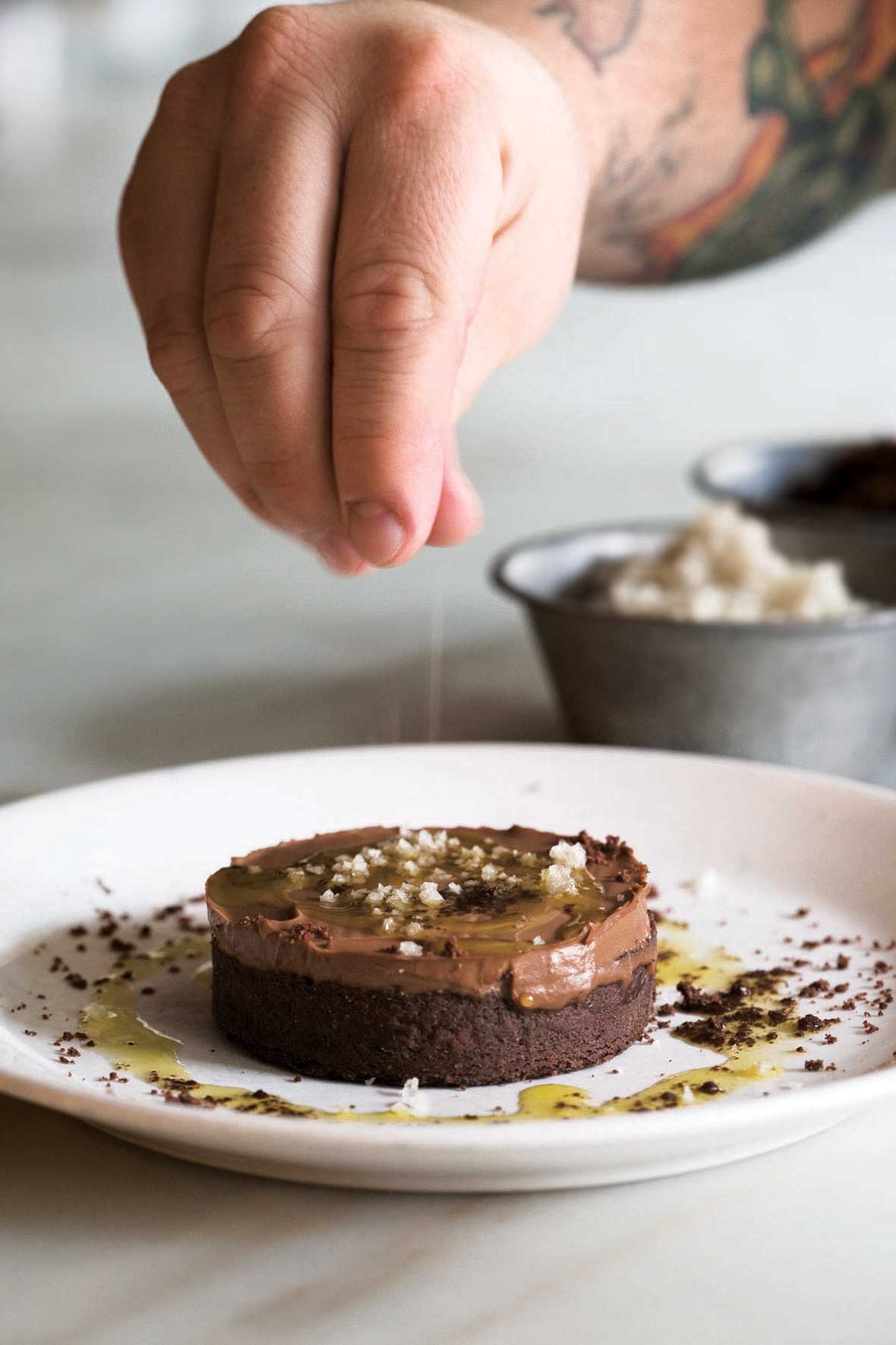 Chocolate Budino Tartlets
