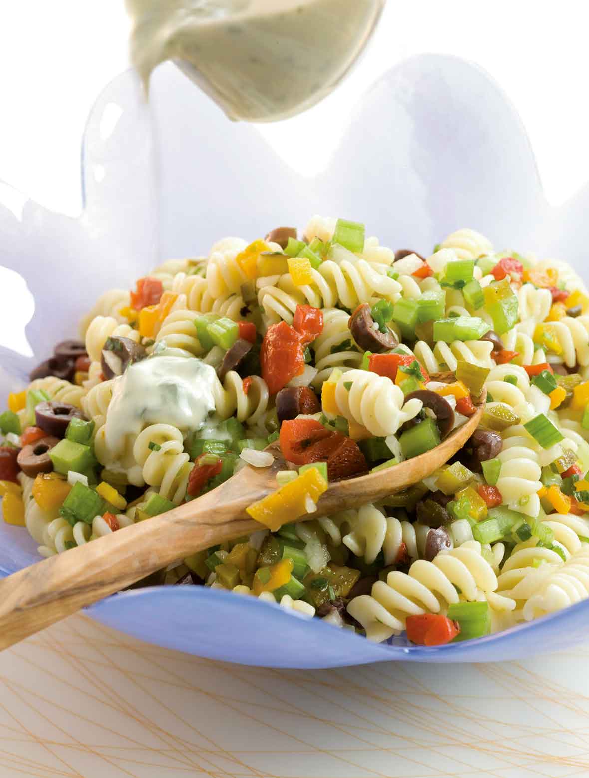 Pasta Salad with Yogurt Dressing Recipe | Leite's Culinaria