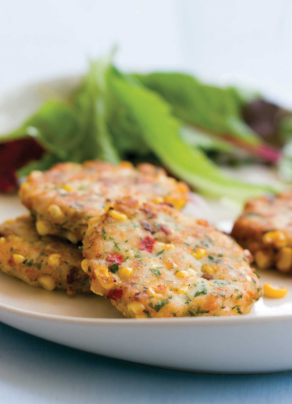 Corn and Cod Cakes