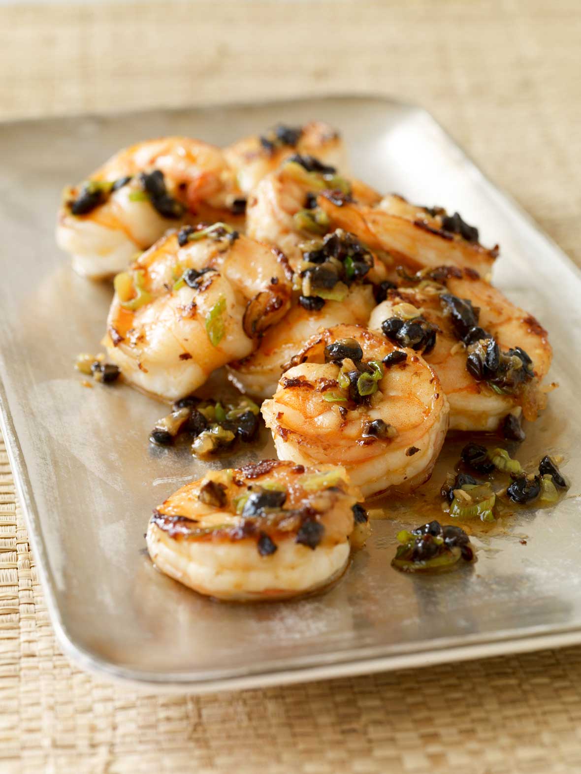 Shrimp with Black Beans