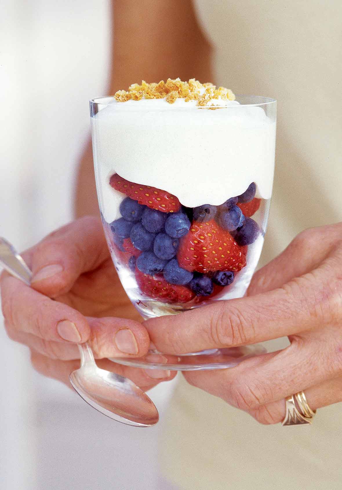 Zabaglione with Summer Fruit