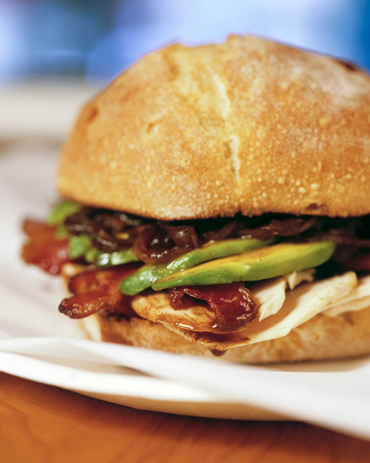 Turkey, Bacon, Onion Marmalade Sandwich