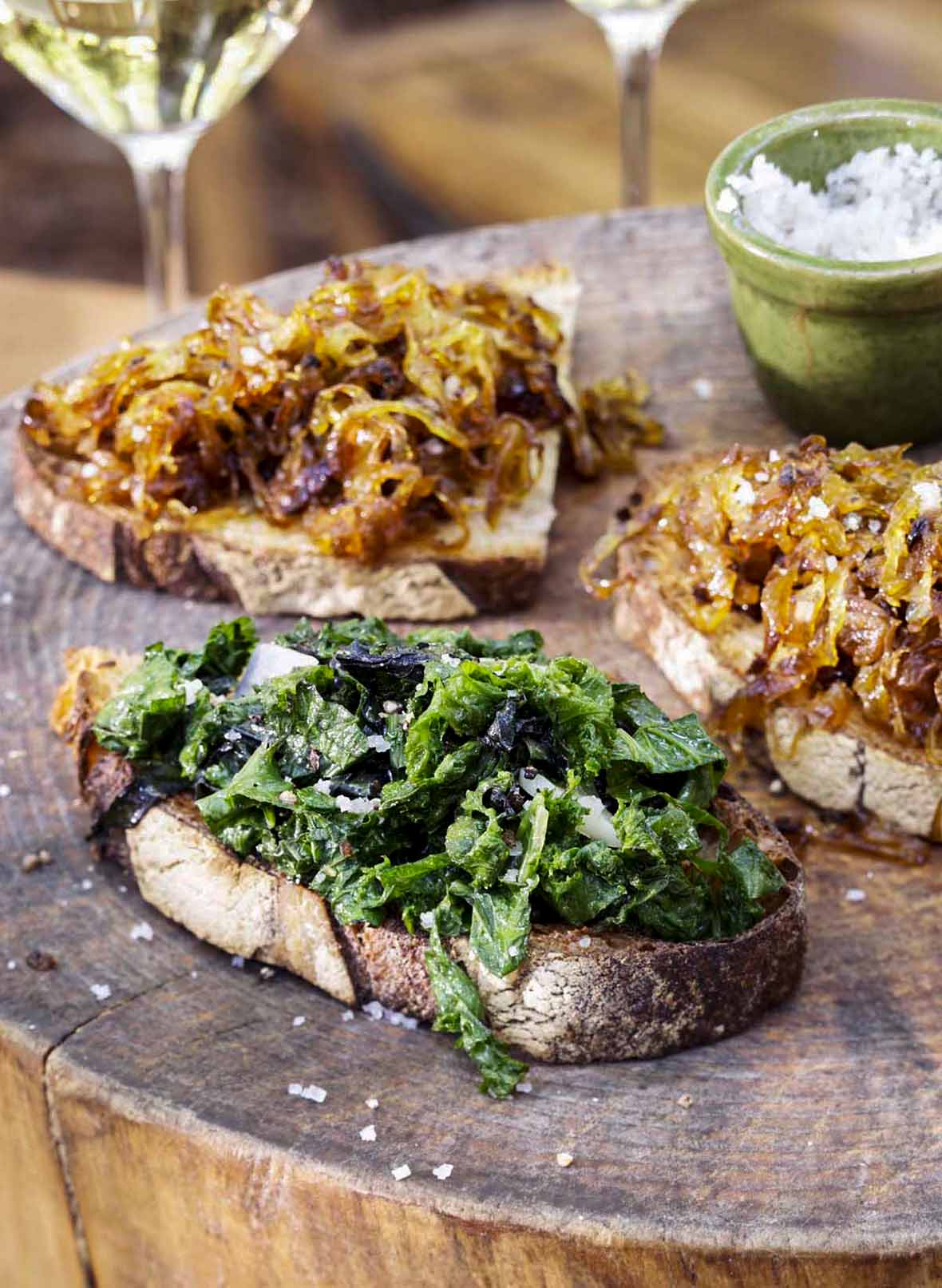 Caramelized Onion-Balsamic Vinegar Bruschetta