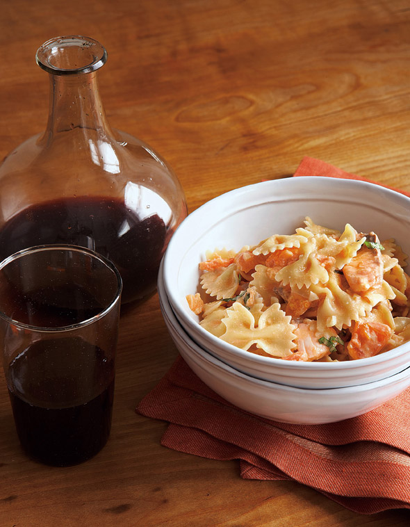 Farfalle with Fresh Salmon Recipe | Leite's Culinaria