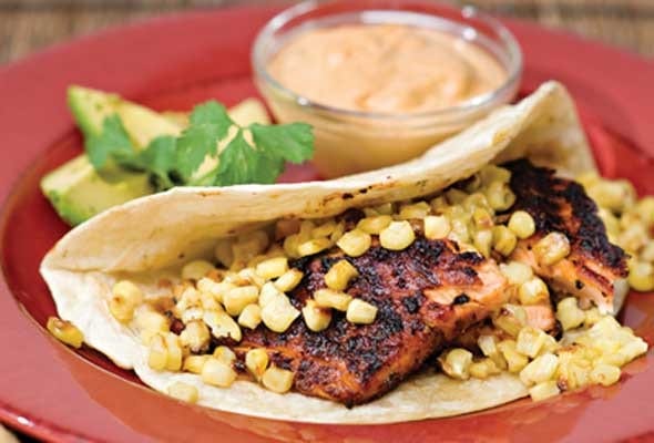 Wild Salmon Tacos