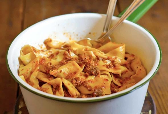 Pappardelle alla Bolognese