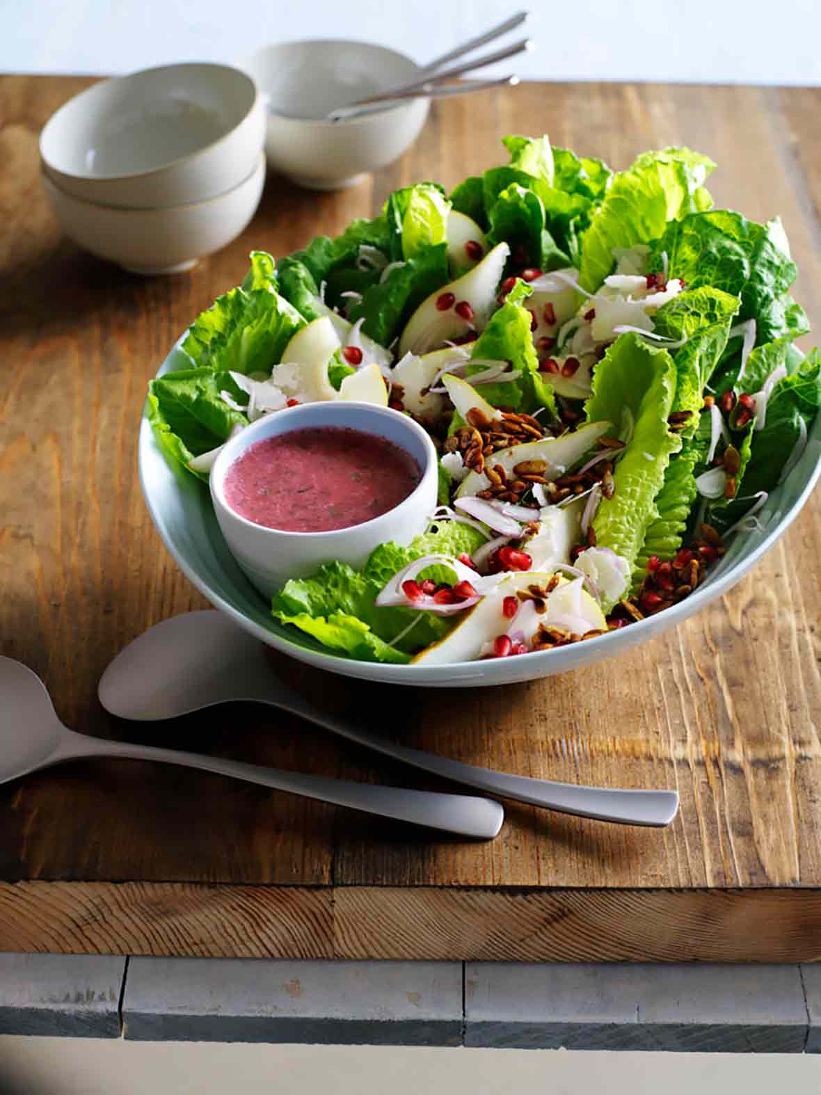 Salad with Pears and Pumpkin Seeds