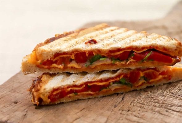 Grilled Cheddar Cheese Sandwich