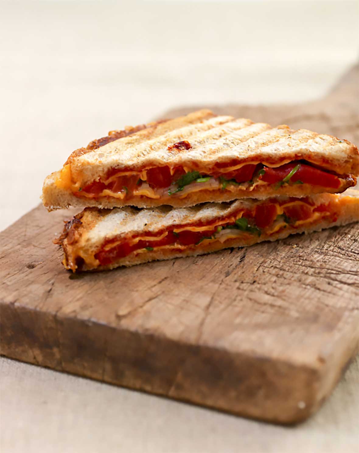 Grilled Cheddar Cheese Sandwich
