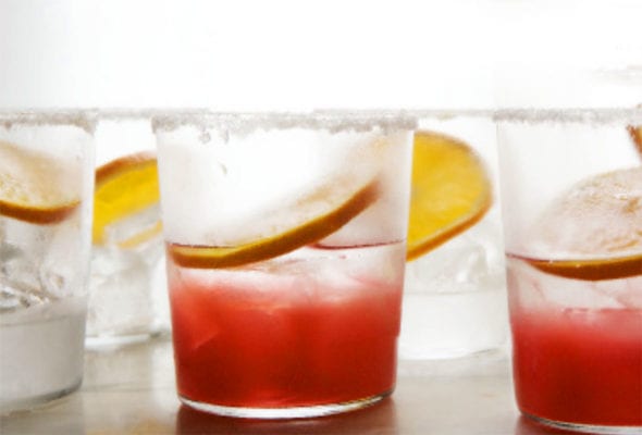 Rhubarb and Tequila Cocktail