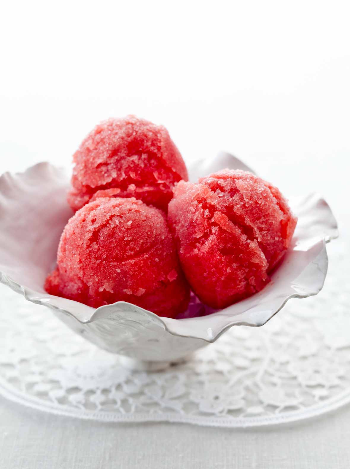 Watermelon Sorbet Recipe | Leite's Culinaria