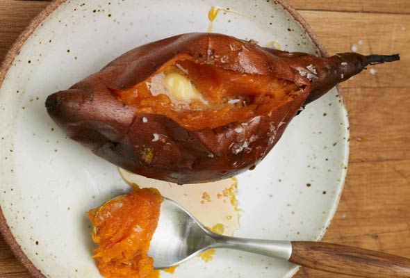 Whole Roasted Sweet Potatoes