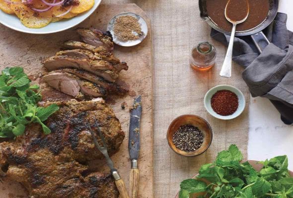 Leg of Lamb with Moroccan Spices