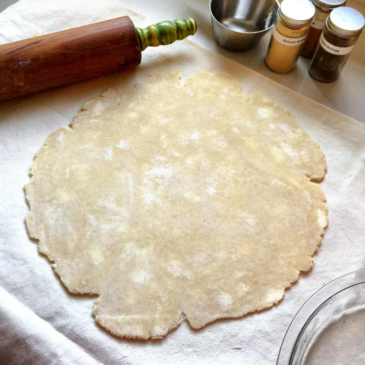 Flaky and tender pie crust