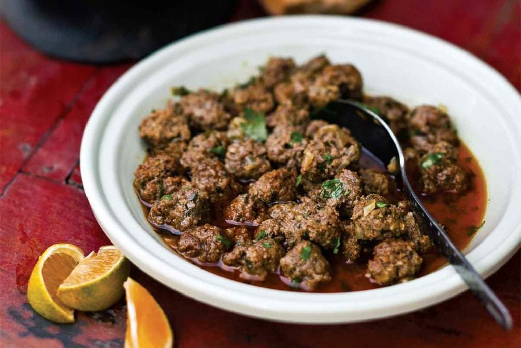 Kefta Mkaouara MeatballEgg Tagine Recipe Leite's Culinaria