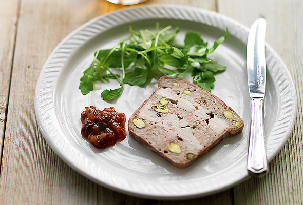 Chicken, Pork and Pistachio Terrine