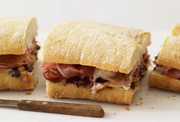 Panini with Taleggio, Radicchio, and Speck