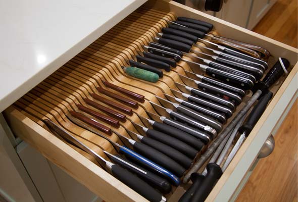 New Kitchen Knife Drawer 