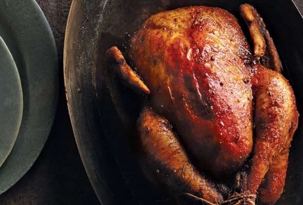 Roast Chicken with Moroccan Spices
