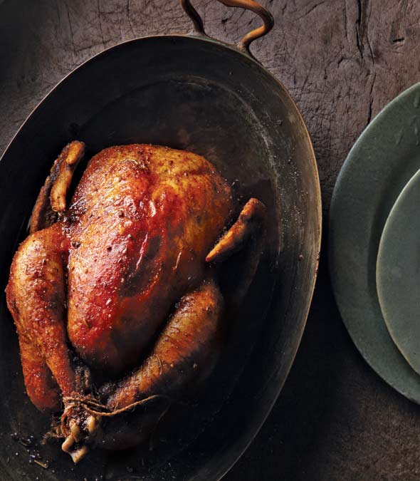 Roast Chicken with Moroccan Spices