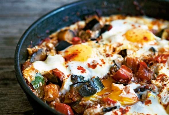 Spanish Egg and Vegetable Skillet