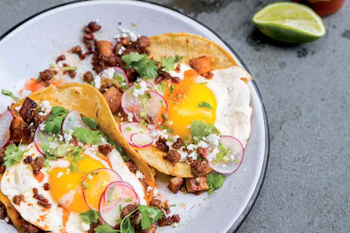 Chorizo Breakfast Tacos Recipe | Leite's Culinaria