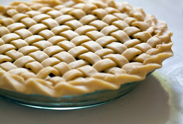 Cherry Pie Lattice Top