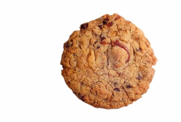 A single compost cookie from Christina Tosi.