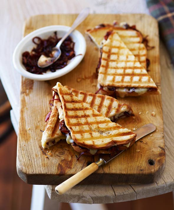 Grilled Cheese with Onion Jam