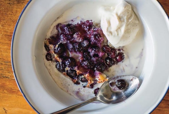 Blueberry Clafouti