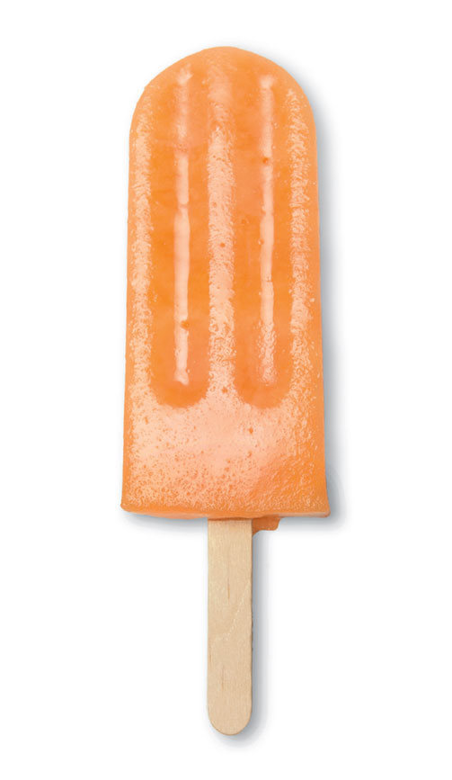 Cantaloupe Popsicles