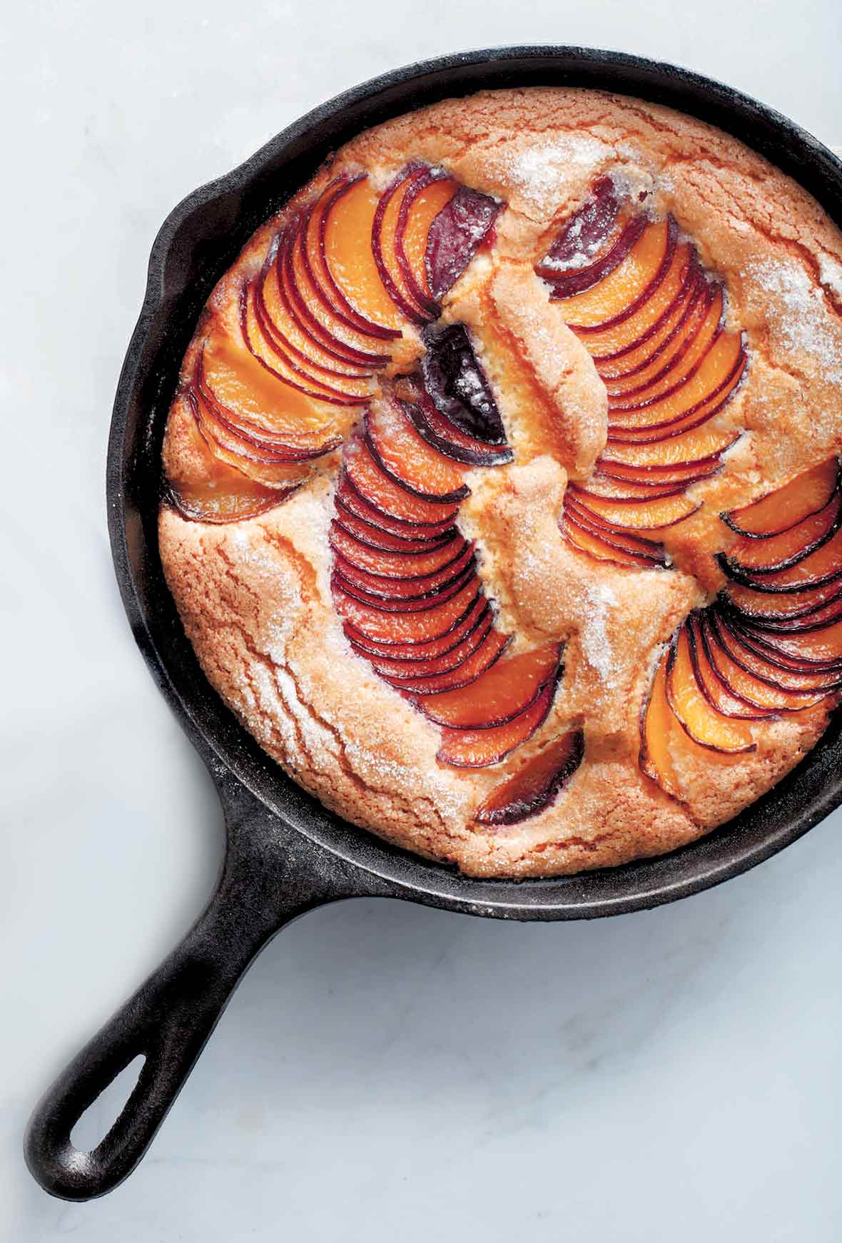 Skillet Plum Cake Recipe | Leite's Culinaria