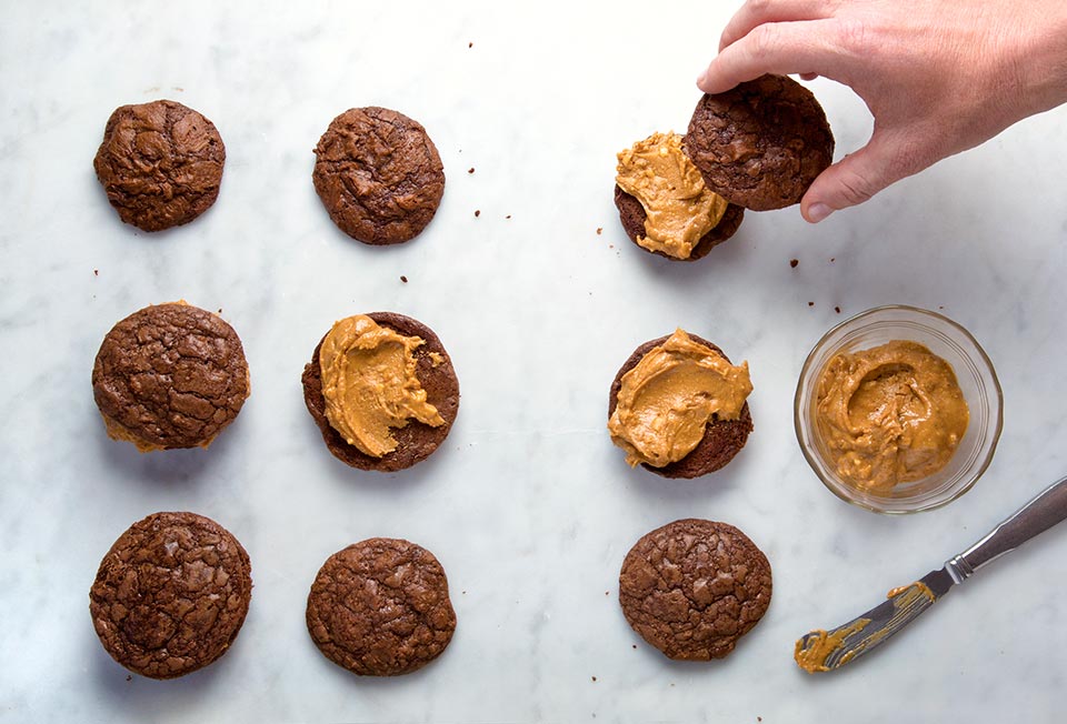 Big Chewy Brownie Cookies