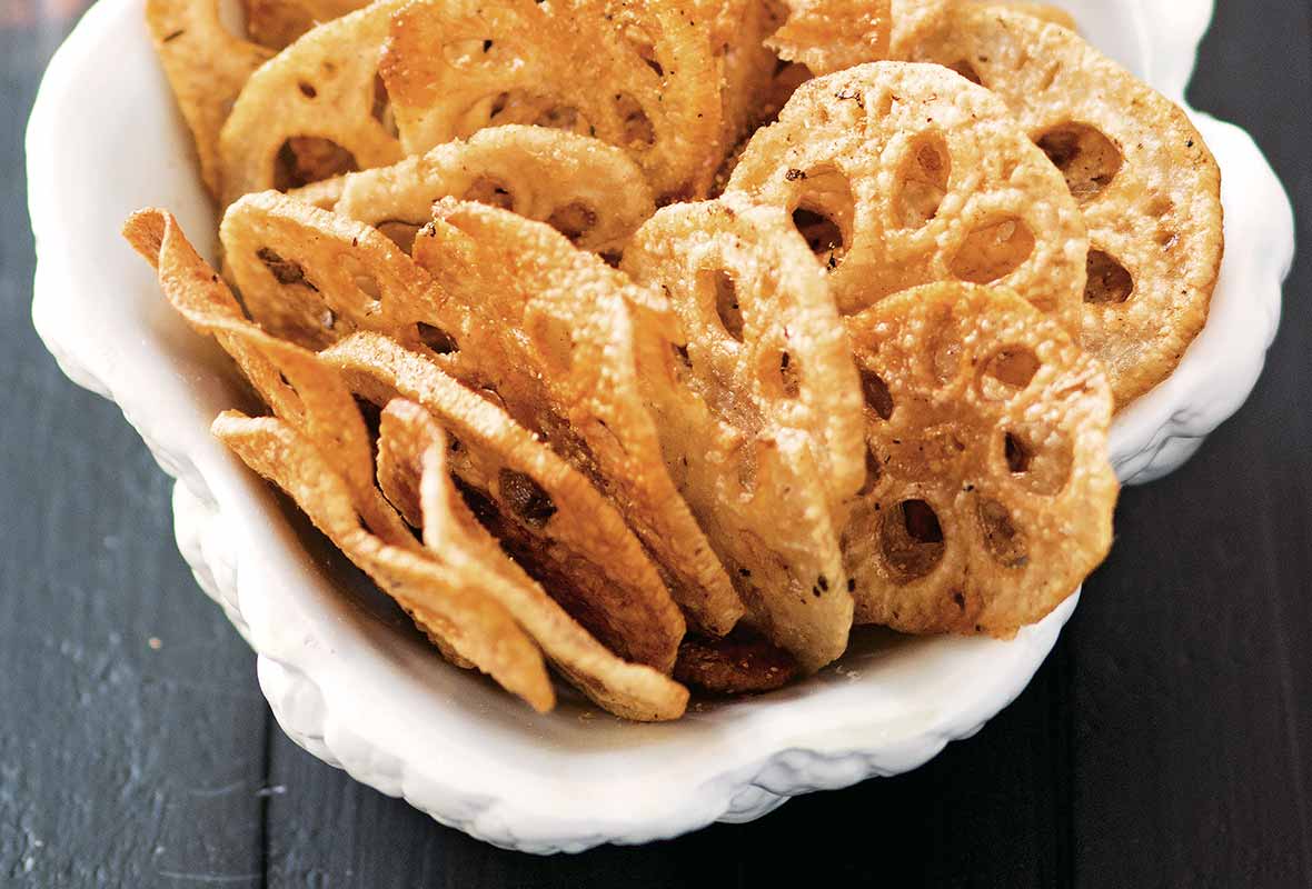 Lotus Root Chips Recipe Leite's Culinaria