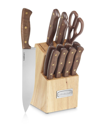 Cuisinart Advantage Walnut Knife Block Set