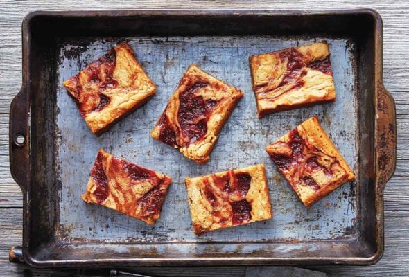 Roasted White Chocolate Brownies